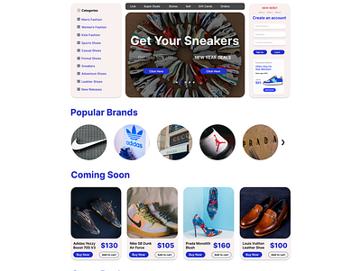 Sneaker Website designs, themes, templates and downloadable graphic ...