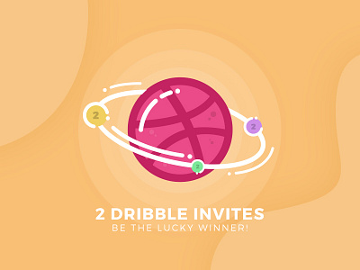 2x Dribbble Invite draft dribbble dribbble invites invitations invites