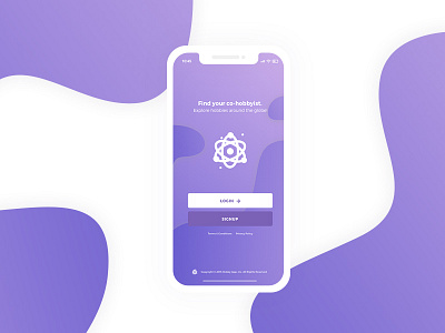 Hobby App Landing Page