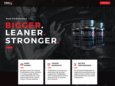Performance Enhancement Supplement landing page muscle power supplements tablets