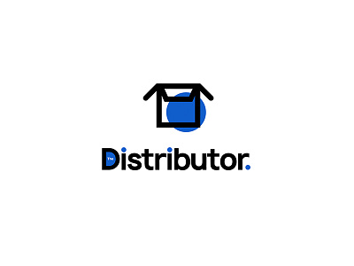 The Distributor v2 branding design flat illustration logo vector