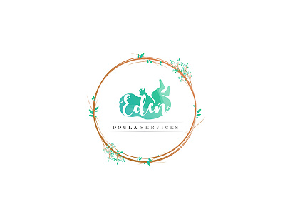 Eden Doula Servies branding design flat illustration logo vector