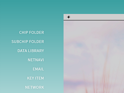 Desktop Side Menu code hikari html5 operating system os