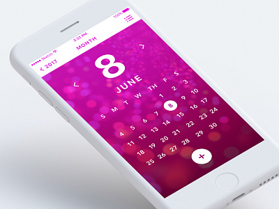 Mobile Calendar App app calendar date invitation iphone minimal mobile schedule sketch ui ux