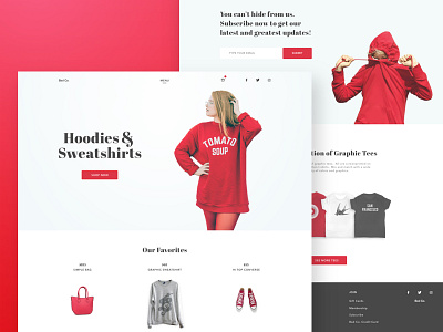 Ecommerce Landing Page