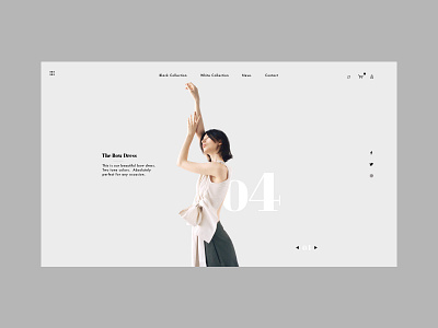Fashion Headers by Gabe Becker for Ramotion on Dribbble