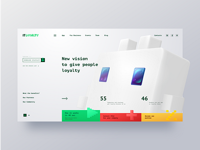 IT Loyalty Main Page Concept