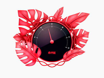 Speedometer. PTGE Blog Illustration hotspot illustration leaf learning red speedometer test