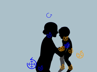 Mother and son character duik duik15 mother people silhouette son