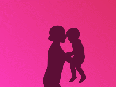 Mother and son character duik duik15 mother people silhouette son