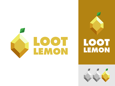 Loot Lemon Refresh art borderlands branding digital graphic design lemon logo loot lootlemon videogame