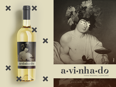 Wine brand concept - A·vi·nha·do  - White