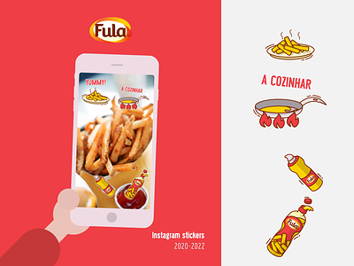 Instagram stickers · Fula® animation art brand guides branding design digital food fula illustration instagram instagram stories logo motion motion graphics photoshop ui
