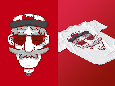 Unplug T-shirt art character digital graffiti illustration mockup photoshop print red tag tshirt