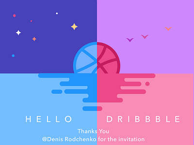 Hello Dribbble first shot