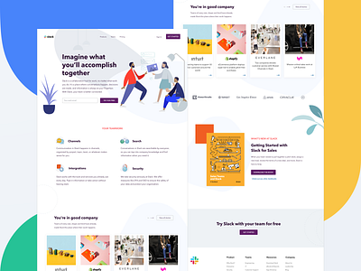 Slack Redesigned Homepage