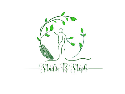 Studio B Steph Logo app branding custom illustration design illustrator logo vector