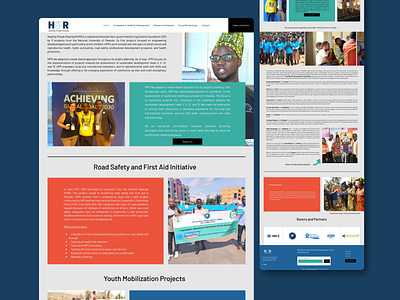 NGO Landing Page - Healthy People Rawanda