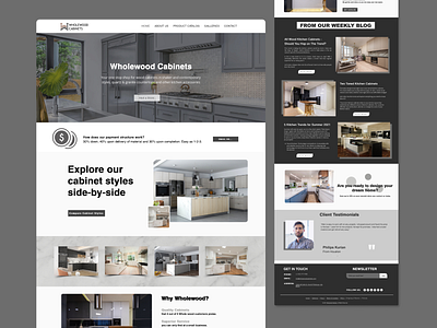 Real Estate Business Website Mockup