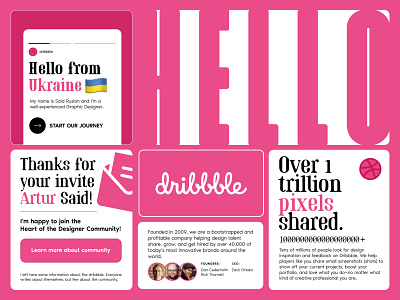 Hello Dribbble✌️ branding dribbble figma hello hello dribbble logo design ui ux web design