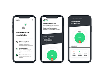 Bright – Estimate app branding data design illustration minimal mobile product typography ui ux web