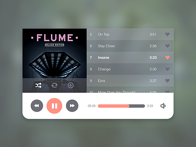 UI Exercise - Music Player