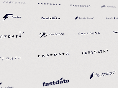Fastdata Logomarks art direction brand design brand development branding creative agency creative direction creative strategy design agency logo design visual design