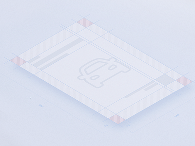 Automotive Detail Card Wireframe