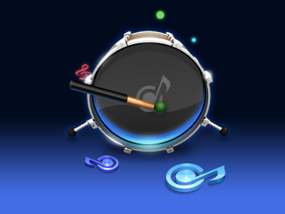 Music Game Bass Drum