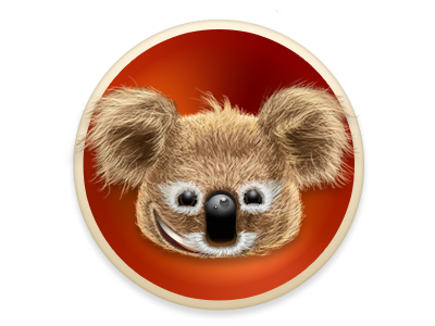 Logo concept icon koala logo