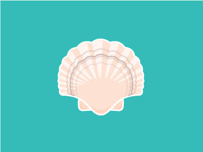 Seashell Icon artwork graphic design icon iconography icons illustration seashell shell vector