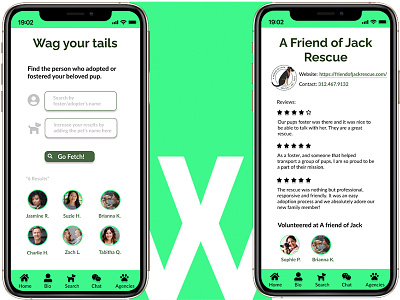 Willow: Foster/Adopter Search and Agency Reviews app app creation design figma ux