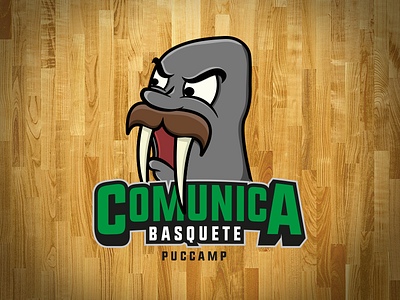 Comunica Basketball Team Logo animals basketball basquete design esporte logo sports team