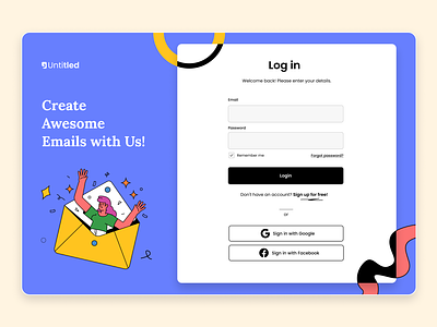 Daily UI - Log in page