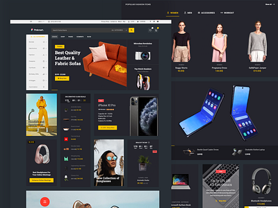 Pinkmart WordPress Woocomerce Theme - Dark Marketplace