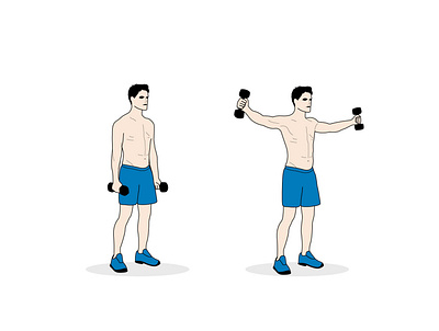 Exercise illustration graphic design illustration vector