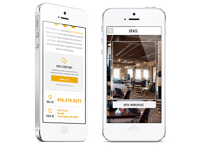 Coworking App - more mock ups about page app coworking image iphone scroll space