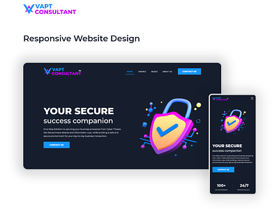 VAPT Cyber Security Consultant Website Design