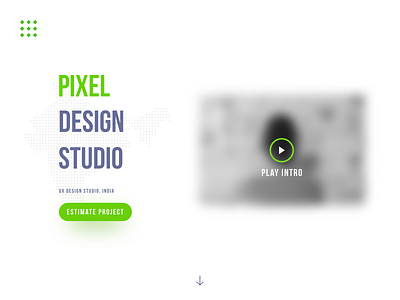 Pixel creative designstudio india intro landing page studios ui ux visualdesign