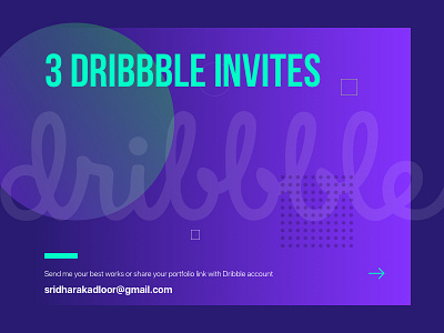 3dribbble Invites 3invites brutal design trend draft dribbble dribbble invites giveaway invitation invite player