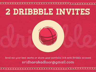 2 Dribbble Invites