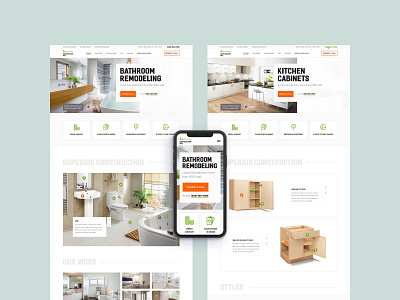 A+ construction bathroom cabinets construction design flat furniture kitchen mobile our work remodeling screen styles ui ux web website