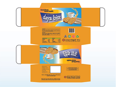 Biscuit Package Layout Design