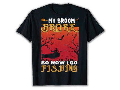 My broom broke so now i go fishing