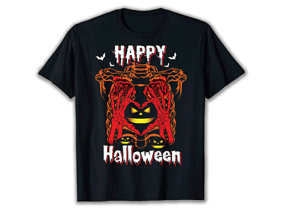 Halloween Pumpkin T Shirt Design 8 Graphic by sumonroymon