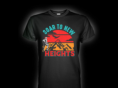 SOAR TO NEW HEIGHTS 3d branding graphic design hiking vector logo ui