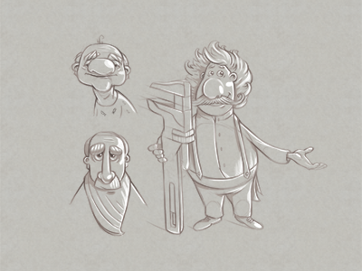 Characters for TECE company