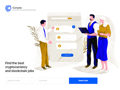 Illustration for the coin.jobs