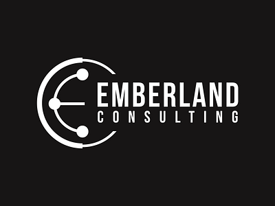 Emberland Consulting branding design icon illustration logo typography vector