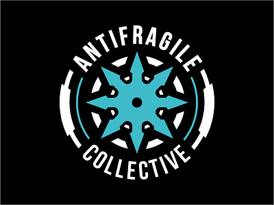 Antifragile Collective branding design icon illustration logo typography vector